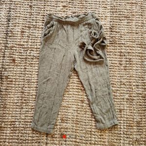 Free people khaki army green soft pants. Size L / 12